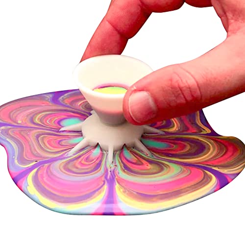 Zankie Farbausgießer, geteilter Becher, Malerei, Farbausgießer, Trichter, Trichter mit 7 Beinen, geteilter Becher, Malzubehör, wiederverwendbarer Farbausgießer, Mehrkanal-Split-Becher Zankie Farbausgießer, geteilter Becher, Malerei, Farbausgießer, Trichter, Trichter mit 7 Beinen, geteilter Becher, Malzubehör, wiederverwendbarer Farbausgießer, Mehrkanal-Split-Becher von Zankie