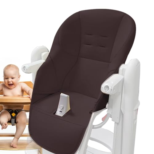 Zankie Hochstuhl-Kissenbezug – verschleißfestes PU-Leder, Kinder-Esszimmerstuhl-Bezug, Baby-Esszimmerstuhl-Sitzbezug für Peg Perego Tatamia Hochstuhl-Sitzpolster von Zankie