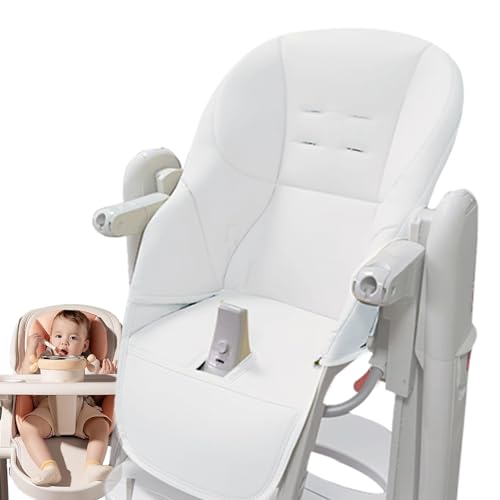 Zankie Hochstuhl-Kissenbezug – verschleißfestes PU-Leder, Kinder-Esszimmerstuhl-Bezug, Baby-Esszimmerstuhl-Sitzbezug für Peg Perego Tatamia Hochstuhl-Sitzpolster von Zankie