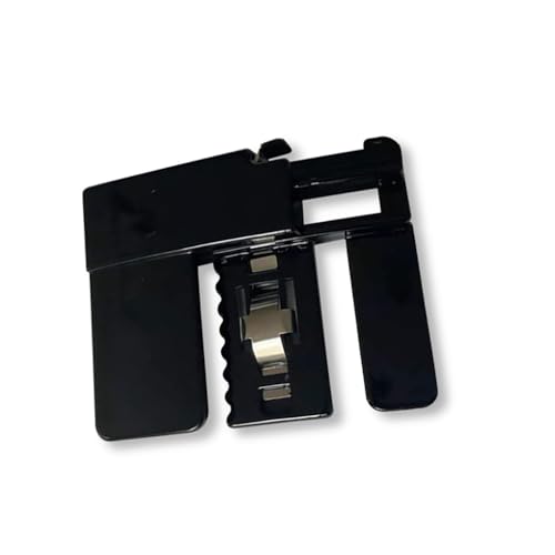 Zanthicia Hosen Taille Clip Unisex elastischer Bund Schrumpfklemmen Spanner Befestigung Kleidung Einsteller Größenverkleinerer Geschenke, Schwarz von Zanthicia
