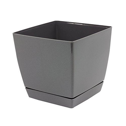 Prosper Plast dukp180–426U 18 x 18 x 16,5 cm "Coubi" Blumentopf – Dunkelgrau Prosper Plast dukp180–426U 18 x 18 x 16,5 cm "Coubi" Blumentopf – Dunkelgrau von Prosperplast