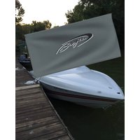 Baja Boating - Grau Polycotton Handtuch | 2 Größen von ZanyOnline