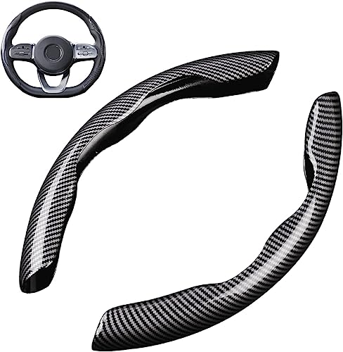 ZaoFenZ Auto Lenkradabdeckung 2 Stück für BMW 7er E65 E66 E67 E68 F01 F02 F03 F04, AntiRutsch Lenkrad Booster Cover Verschleißfest von ZaoFenZ