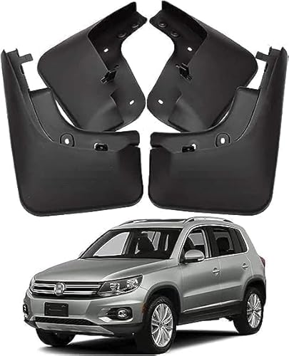 ZaoFenZ Schmutzfänger Spritzschutz für Tiguan 2009-2014, Schmutzfänger Spritzschutz Schmutzfänger Vorne Und Hinten Schmutzfänger Schlamm von ZaoFenZ