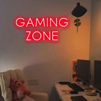 Personalisierte Gaming Zone Neon Schild Custom Gamer Raum Led Licht Für Schlafzimmer Spielzimmer Home Wand Dekor Club Kaffee von ZapZin