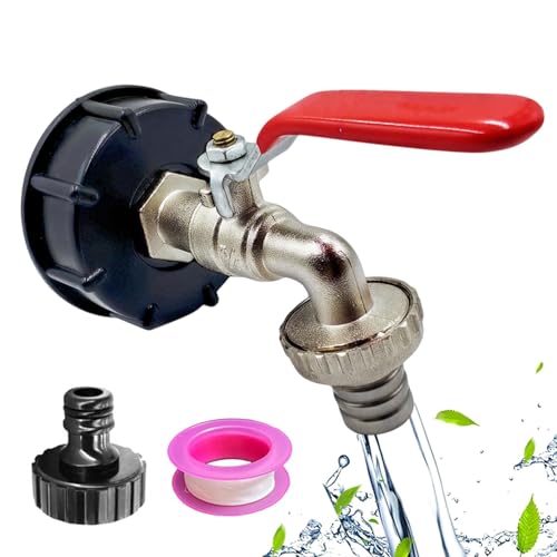 IBC Auslaufhahn,IBC Tankadapter Wassertank,IBC Tank Auslaufhahn S100x8 / S60X6 Grobgewinde 3/4"Anschluss IBC Adapter,Wassertank Zubehör Auslaufhahn für Wassertank Wasserhahn IBC Auslaufhahn,IBC Tankadapter Wassertank,IBC Tank Auslaufhahn S100x8 / S60X6 Grobgewinde 3/4"Anschluss IBC Adapter,Wassertank Zubehör Auslaufhahn für Wassertank Wasserhahn von Zaphara