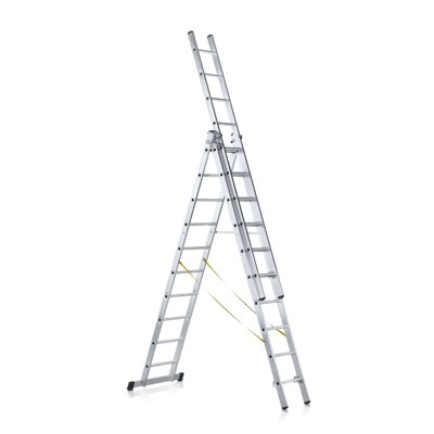Mehrzweckleiter 3 x 12 Sprossen, L 6.100mm, AH 9.260mm von Zarges