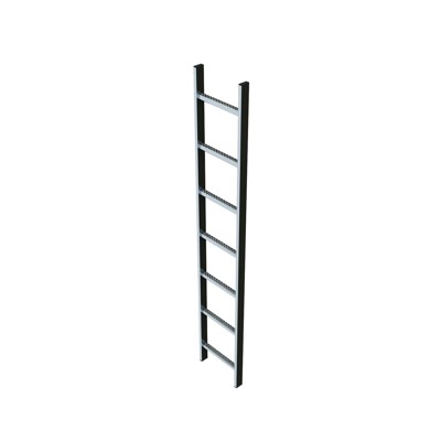 Schachtleiter Edelstahl V4A 4Sp, B innen 400 außen 440mm, L 1.120mm von Zarges