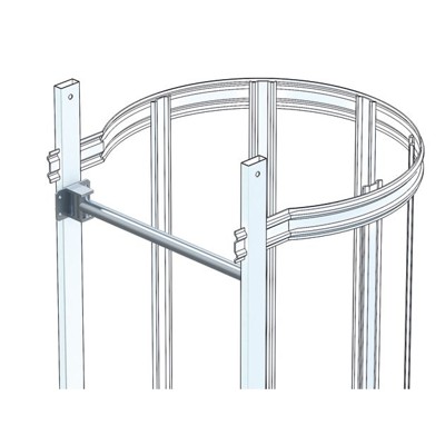 Sicherungsschranke, Edelstahl, selbstschließend, Federmechanismus von Zarges