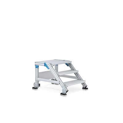 Treppenpodest 3 Stufen Stufenbreite 600mm von Zarges