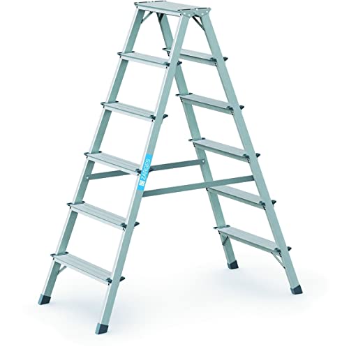 ZARGES 2x6 Stufen-Stehleiter Z200, beidseitig von Zarges