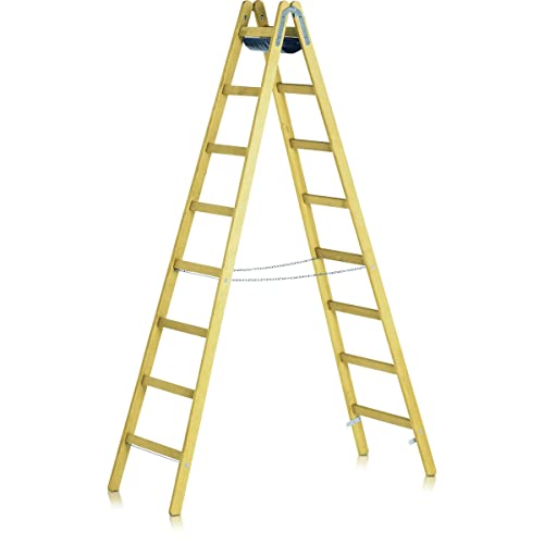 ZARGES Holz-Stehleiter 2 x 5 Sprossen Z600 von Zarges