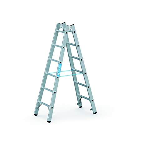 ZARGES | Profi-Sprossenleiter | beidseitig begehbar | 2 x 6 Sprossen ZARGES | Profi-Sprossenleiter | beidseitig begehbar | 2 x 6 Sprossen von Zarges