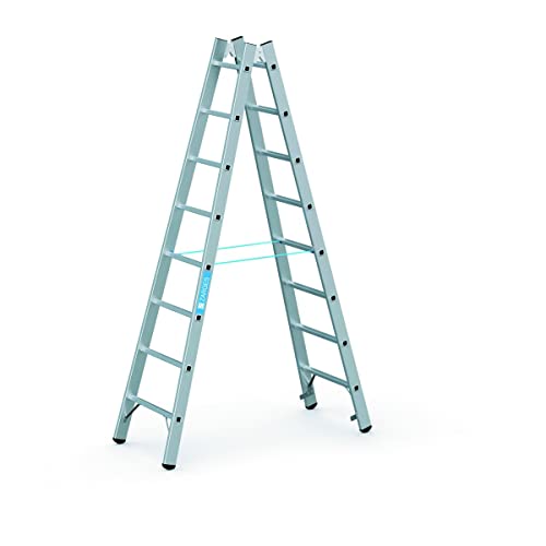 ZARGES | Profi-Sprossenleiter | beidseitig begehbar | 2 x 8 Sprossen von Zarges