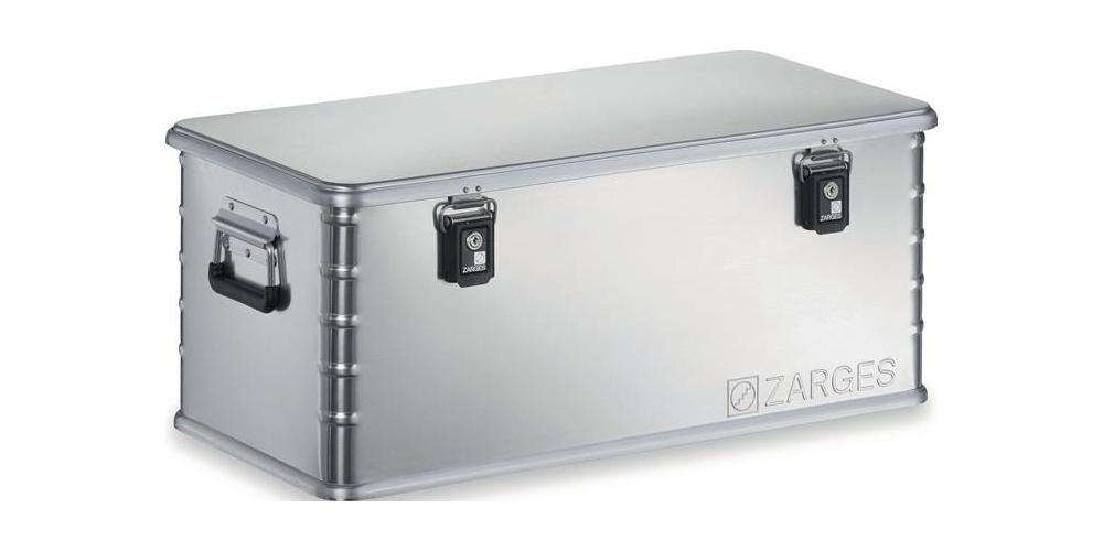 Zarges Aufbewahrungsbox Aluminiumbox Midi L800xB400xH330mm 81 l mit Klappverschluss von Zarges