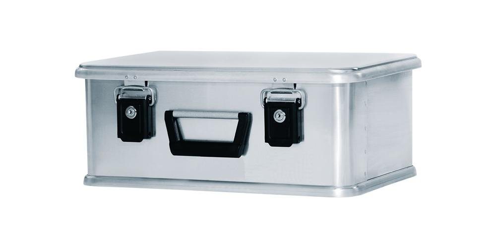 Zarges Aufbewahrungsbox Aluminiumbox Mini XS L500xB340xH200mm 24 l mit Klappverschluss von Zarges
