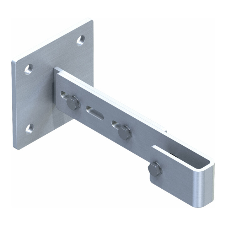 Zarges Wandhalter Halterung Wandbefestigung 275 375mm Stahl Verzinkt Verstellbar B-Ware von Zarges