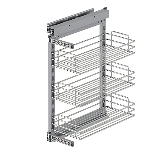 Abnehmbarer Wagen – 300 mm Wagen mit Softclose, aus verchromtem Stahl, ideal für die Optimierung der Lagerung in Engen Räumen. Abnehmbarer Wagen – 300 mm Wagen mit Softclose, aus verchromtem Stahl, ideal für die Optimierung der Lagerung in Engen Räumen. von Zarivy