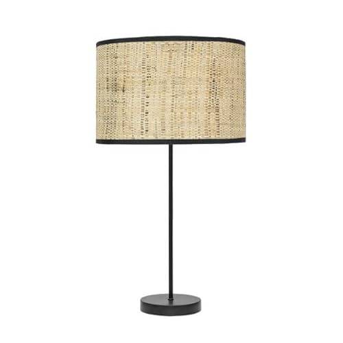 Alto Moda 1 x e27 Tischlampe in elegantem Schwarz und dunklem Schilf. Perfekte Maße von 63 x 30 x 30 cm, ideal für die Verschönerung Ihres Zuhauses mit Stil und Raffinesse. von Zarivy