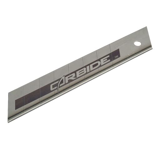 Hartmetallmesser 18 mm, Blisterpackung mit 5 Stück, ideal für präzise Schnitte in verschiedenen Materialien. von Zarivy