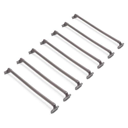 Hosenstangen - Set mit 7 Stangen für Schränke und Kommoden, aus Kunststoff und Aluminium, Titanfarben, robust und langlebig. Hosenstangen - Set mit 7 Stangen für Schränke und Kommoden, aus Kunststoff und Aluminium, Titanfarben, robust und langlebig. von Zarivy