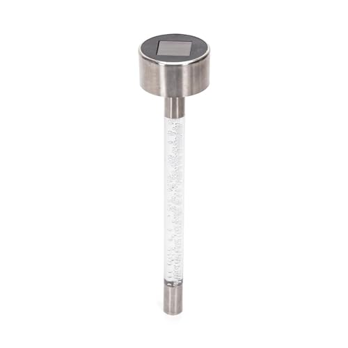 LED-RGB-LED-Umgebungslicht aus Edelstahl, mit Blasen im Boden, ideal für eine gemütliche und stilvolle Atmosphäre in Ihrem Garten. von Zarivy