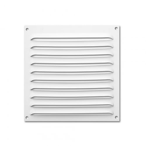 Lüftungsgitter flach weiß 20 x 20 cm, ideal zur Verbesserung der Luftzirkulation in Innenräumen. Lüftungsgitter flach weiß 20 x 20 cm, ideal zur Verbesserung der Luftzirkulation in Innenräumen. von Zarivy