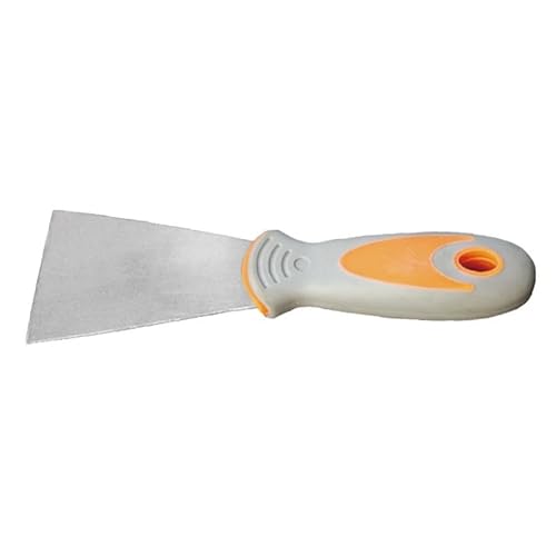 Pfannenwender aus Edelstahl mit Griff aus zwei Materialien, 25 mm, ideal zum Kochen, Servieren und Wenden von Lebensmitteln. von Zarivy