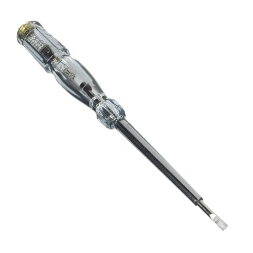 Schraubendreher sucht Pole Chrom-Vanadium 45-58 HRC, 190 mm, Metallkappe, transparenter Kunststoffgriff, ideal für elektrische Prüfungen. von Zarivy