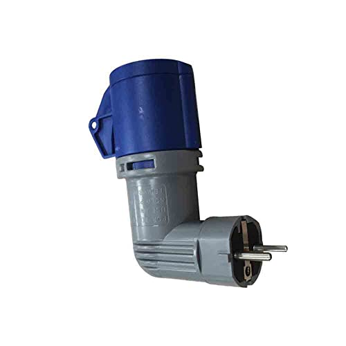Schuko auf CETAC 2P+T IP44 wasserdichter Adapter zum Anschluss elektrischer Geräte im Freien oder Feuchtraum von Zarivy
