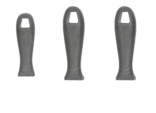 Schwarzer Feilengriff aus Kunststoff, robust und ergonomisch, ideal für Schleif- und Endbearbeitungsarbeiten an Holz und Metall. von Zarivy