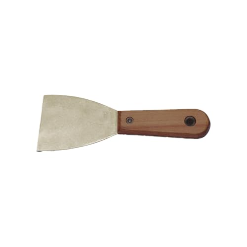 Spachtel 100 mm mit Holzgriff, ideal zum Mischen, Verteilen und Servieren von Lebensmitteln. von Zarivy