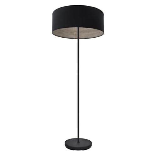 Standfuß Tania, elegant und modern, mit schwarzem Design und grauen Holzdetails. Die Maße von 162 x 40 x 40 cm machen ihn ideal für jeden Raum. Perfekt für Ihre Einrichtung. von Zarivy