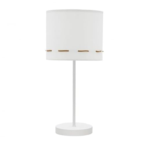 Tisch mit 1 x e14 braunen Streifen 17d: Modernes und funktionales Design, perfekt für Ihr Zuhause. Die braune Oberfläche verleiht Eleganz und Wärme, ideal für jedes Ambiente. von Zarivy