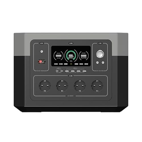 Tragbare Powerstation, 2000 W/2096 Wh (46,8 V/48 Ah), ideal für Camping, Stromversorgung für Geräte und Notfälle. von Zarivy