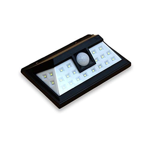 Wiederaufladbare LED-Solarleuchte, 5 W, 300 lm, mit Sensor, ideal für Außenbeleuchtung und zur Verbesserung der Sicherheit in Gärten und Terrassen. von Zarivy