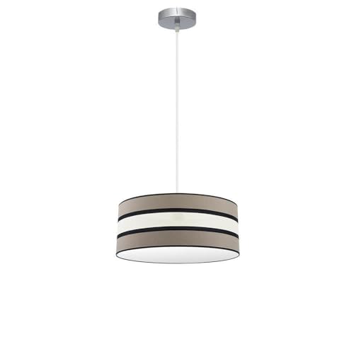 Zarivy 1 x E27 Hängelampe in Taupe/Beige, Maße 40 x 40 cm, ideal zur Beleuchtung und Dekoration von Innenräumen. Zarivy 1 x E27 Hängelampe in Taupe/Beige, Maße 40 x 40 cm, ideal zur Beleuchtung und Dekoration von Innenräumen. von Zarivy