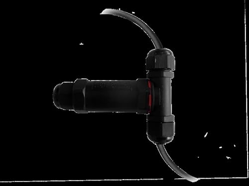 Zarivy 3-fach T-Verbindungsstecker - IP68 - Gehäuse - ideal für elektrische Installationen im Außenbereich und Feuchtraum von Zarivy