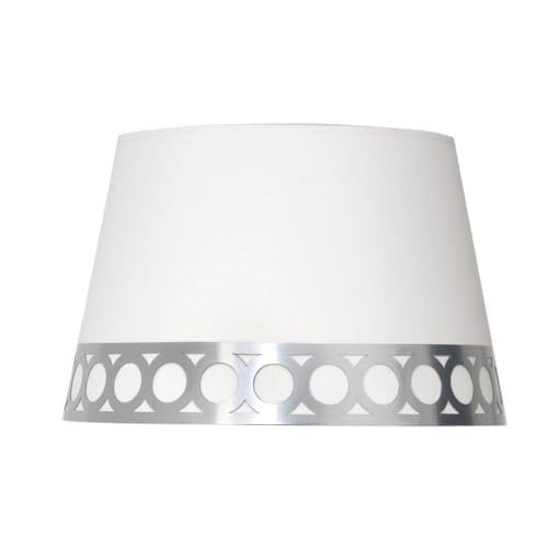 Zarivy Hängelampe, E27, Weiß/Silber, 40 x 30 x 25 cm, ideal für die Dekoration von Innenräumen und modernen Räumen. von Zarivy