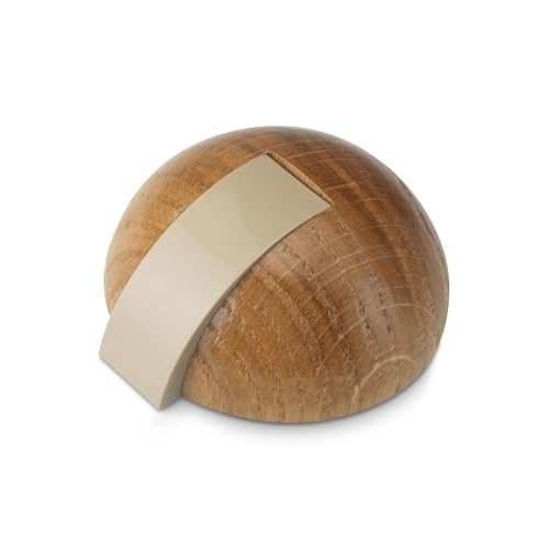Zarivy Halbrunder Stopper, selbstklebend, Eichen-Finish, ideal zum Schutz von Oberflächen und um ein Verrutschen zu verhindern. von Zarivy