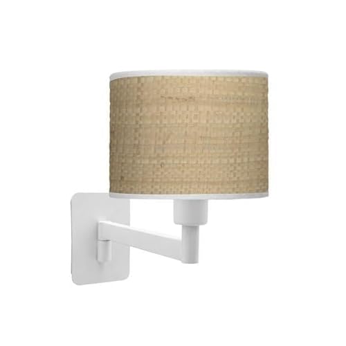 Zarivy Klappbare Wandleuchte 1 x e14 in elegantem Weiß mit hellem Schilf. Die Maße von 26 x 17 x 28 cm machen sie perfekt für jeden Raum. Ideal für die Organisation Ihres Hauses. Zarivy Klappbare Wandleuchte 1 x e14 in elegantem Weiß mit hellem Schilf. Die Maße von 26 x 17 x 28 cm machen sie perfekt für jeden Raum. Ideal für die Organisation Ihres Hauses. von Zarivy