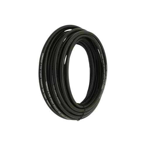 Schlauchtrommel H05V V-F 3x1mm schwarz ideal für den elektrischen Einsatz - Länge 50 Meter - flexibel und robust - perfekt für den Innen- und Außenbereich geeignet von Zarivy