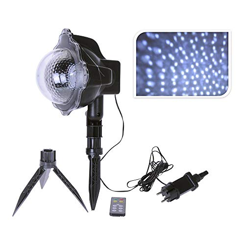 Zarivy LED-Projektor für Schnee, 17 x 17 x 39 cm: verwandelt jeden Ort in eine bezaubernde Winterlandschaft. Perfekt für Partys, der spektakuläre Schnee-Effekt schafft eine magische und festliche von Zarivy
