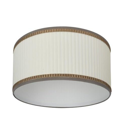 Zarivy Lampenschirm E27, Beige, 40 x 40 x 21 cm, ideal zur Beleuchtung von Wohnzimmern und zur Schaffung einer gemütlichen Atmosphäre. von Zarivy