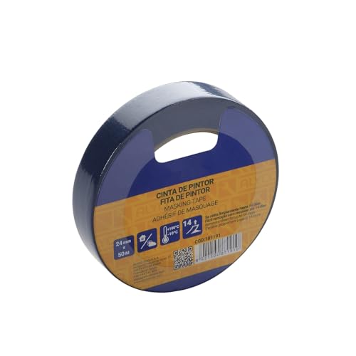 Zarivy Malerband 24 mm x 50 m, selbstklebend, einfach anzubringen und zu entfernen, ideal zum Abdecken und Schützen von Oberflächen beim Lackieren. von Zarivy