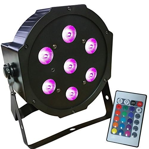 Zarivy Mini-LED-Projektor PAR, 7 x 10 W, RGB+WW, mit IEC-Eingängen, einfarbig von Zarivy