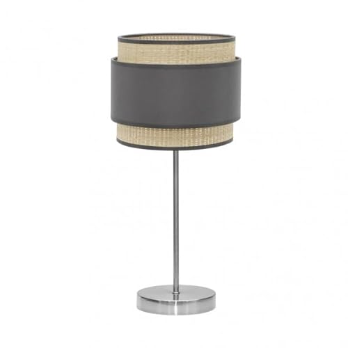 Zarivy Stehtisch Kandy 1 x e27 in Natur- und Grautönen mit den Maßen 67 x 30 x 30 cm. Perfekt, um jeden Raum zu beleuchten und zu verschönern und verleiht Eleganz und Stil. von Zarivy