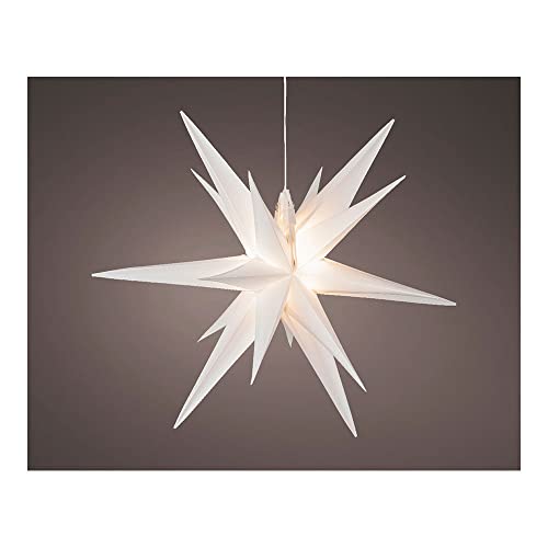 Zarivy Strahlender weißer Stern, Ø 40 x 40 cm, ausgestattet mit 6 LEDs, die weiches und warmes Licht projizieren. Perfekt zum Dekorieren und Verschönern von Veranstaltungen oder zu Hause bei jeder Zarivy Strahlender weißer Stern, Ø 40 x 40 cm, ausgestattet mit 6 LEDs, die weiches und warmes Licht projizieren. Perfekt zum Dekorieren und Verschönern von Veranstaltungen oder zu Hause bei jeder von Zarivy