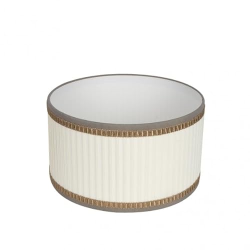 Zarivy Tisch- und Hängeleuchte Sopran in elegantem Beige, ideal für E27-Lampen. Maße: Durchmesser 30 cm, Höhe 19 cm. Verleiht Ihrem Raum einen modernen Touch. von Zarivy