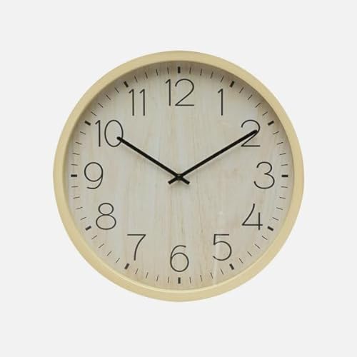 Zarivy Wanduhr, 41 x 41 x 5 cm, kontinuierliches Uhrwerk, ideal für Dekoration und Zeitsteuerung zu Hause oder im Büro. von Zarivy